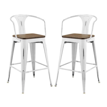 Promenade Bar Stool Set of 2 by Modway