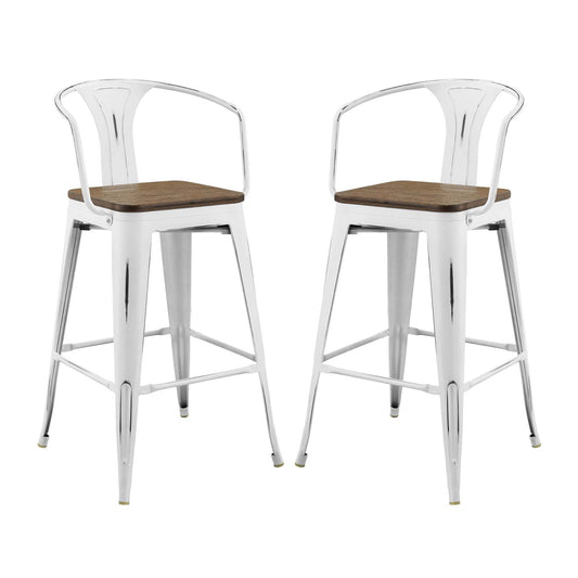 Promenade Bar Stool Set of 2 by Modway