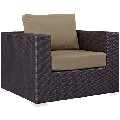 Convene 3 Piece Set Outdoor Patio with Fire Pit by Modway