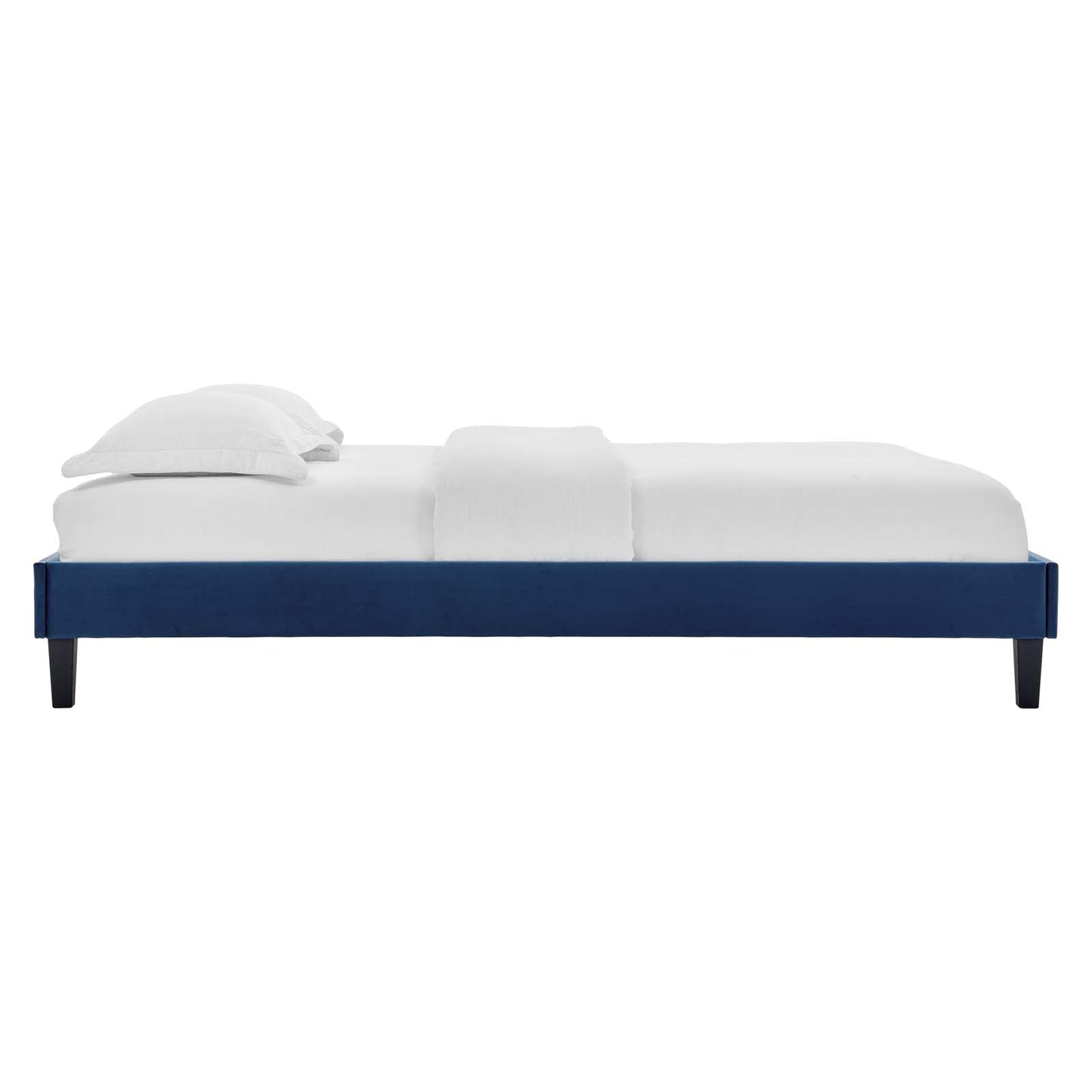 Reign Performance Velvet Queen Platform Bed Frame by Modway