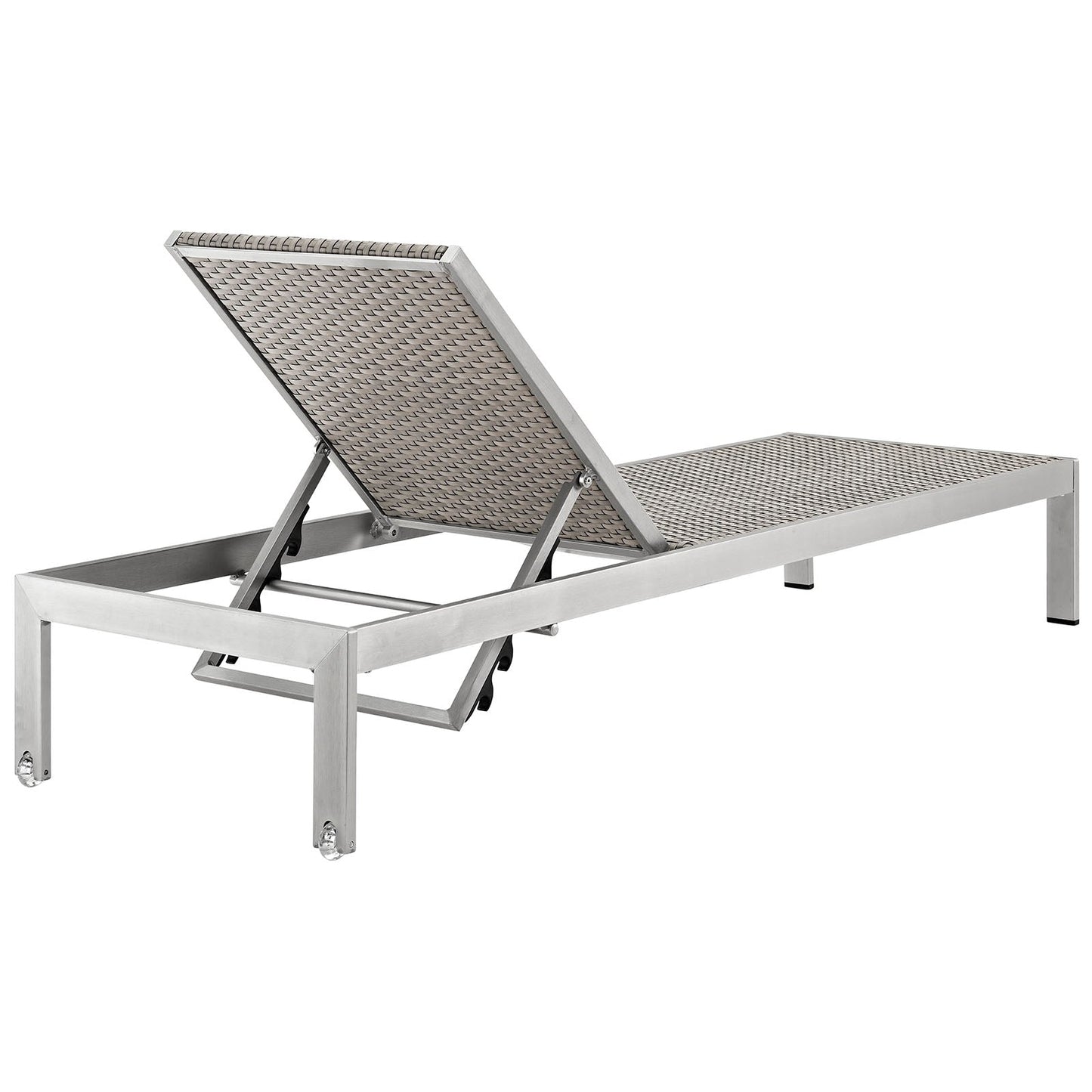 Shore Outdoor Patio Aluminum Chaise Set of 4 by Modway