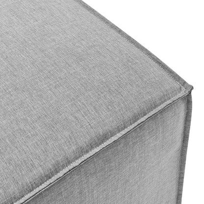 Saybrook Outdoor Patio Upholstered Loveseat and Ottoman Set by Modway