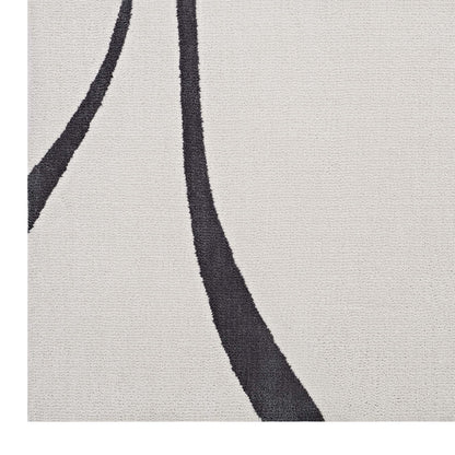Therese Abstract Swirl 5x8 Area Rug by Modway