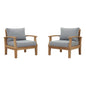 Marina 2 Piece Outdoor Patio Teak Set by Modway