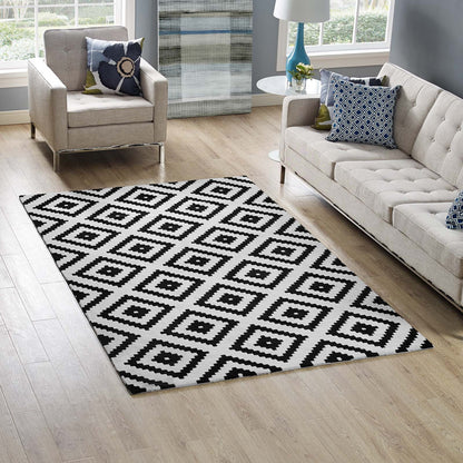 Alika Abstract Diamond Trellis 5x8 Area Rug by Modway