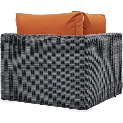 Summon Outdoor Patio Sunbrella¨ Corner by Modway