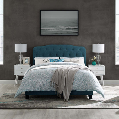 Amelia Upholstered Fabric Queen Bed by Modway