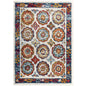 Entourage Odile Distressed Floral Moroccan Trellis 5x8 Area Rug by Modway
