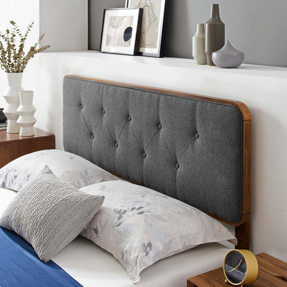 Bridgette Wood Queen Platform Bed With Angular Frame by Modway