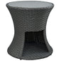 Sojourn Round Outdoor Patio Side Table by Modway