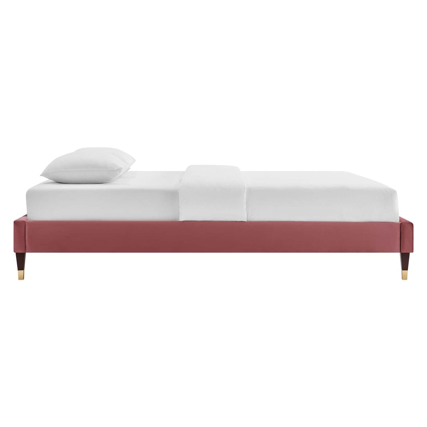 Harlow Performance Velvet King Platform Bed Frame by Modway