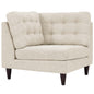 Empress Upholstered Fabric Corner Sofa by Modway