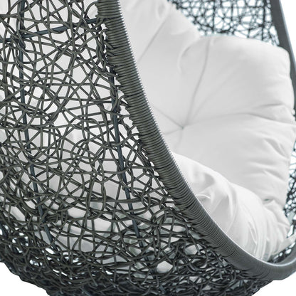 Hide Sunbrella¨ Fabric Swing Outdoor Patio Lounge Chair Without Stand by Modway
