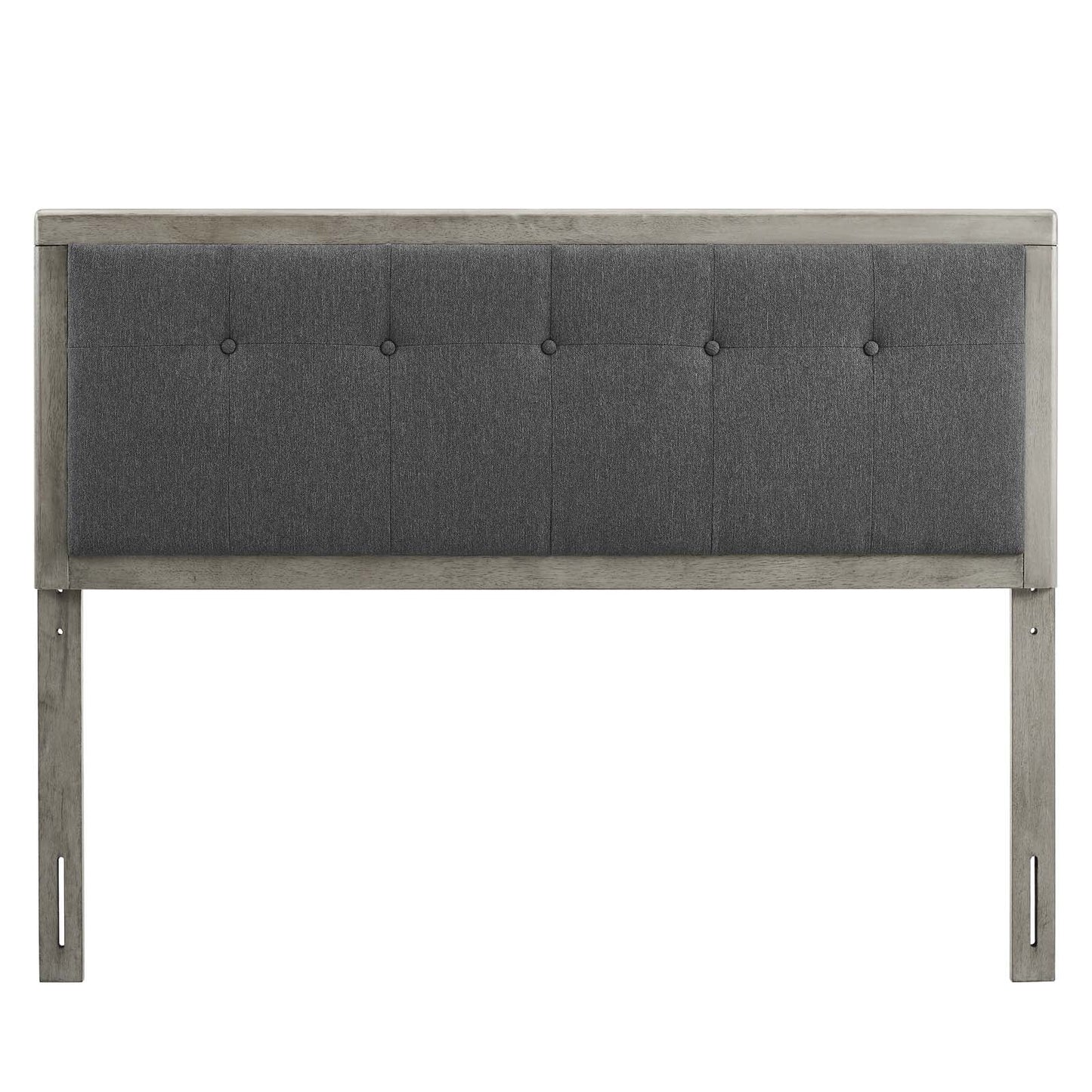 Draper Tufted Fabric and Wood King Headboard by Modway