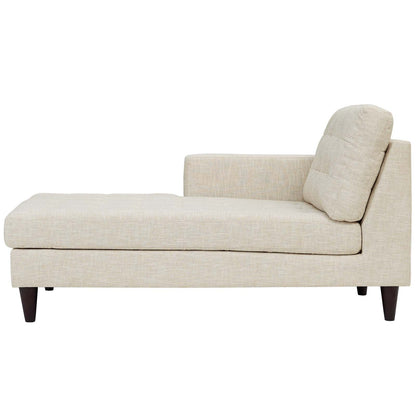 Empress Left-Arm Upholstered Fabric Chaise by Modway
