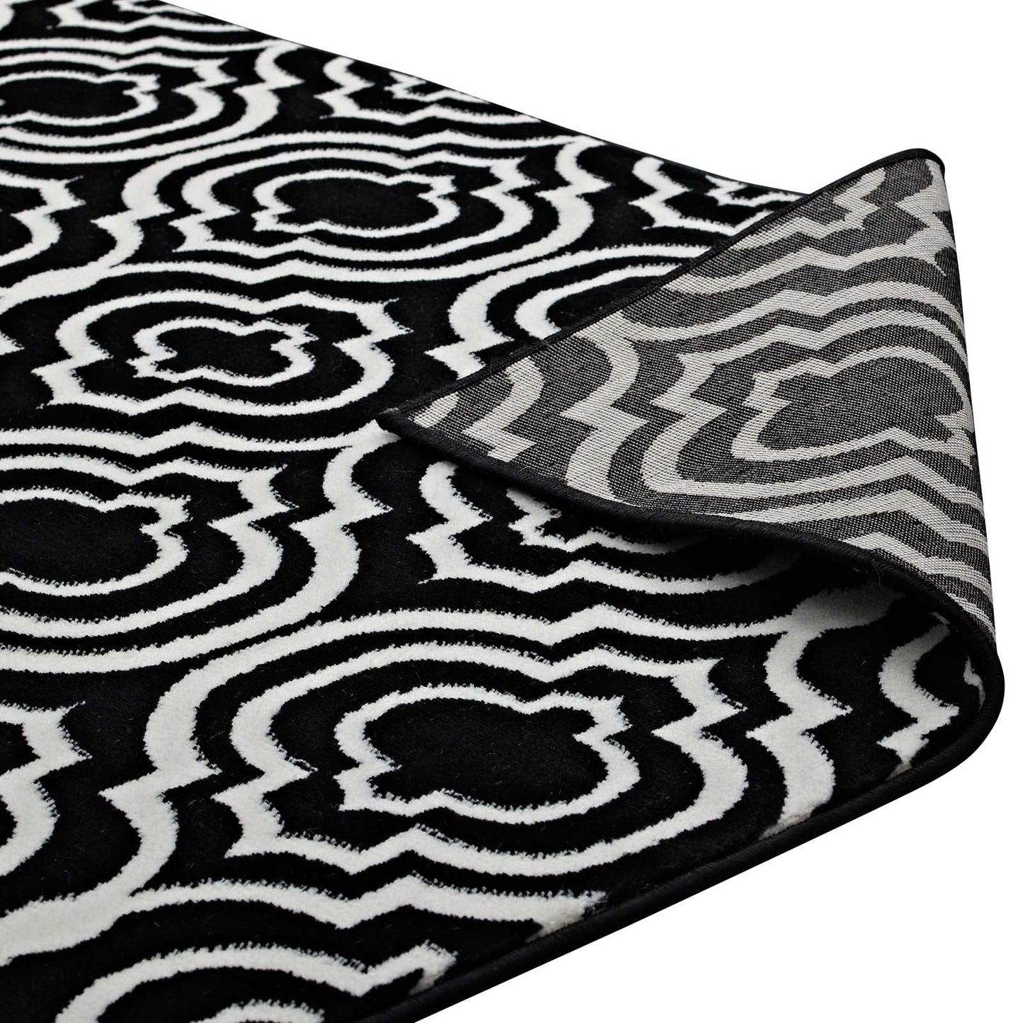 Frame Transitional Moroccan Trellis 5x8 Area Rug by Modway