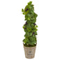 3.5' Grape Artificial Plant in Barrel Planter
