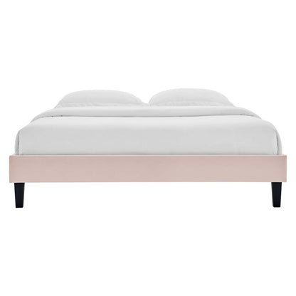 Reign Performance Velvet Full Platform Bed Frame by Modway
