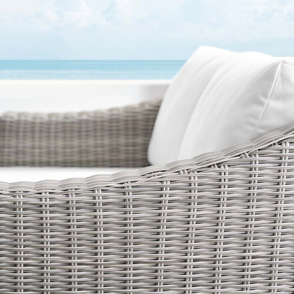 Conway Sunbrella¨ Outdoor Patio Wicker Rattan Loveseat by Modway