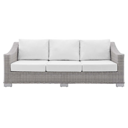 Conway Sunbrella¨ Outdoor Patio Wicker Rattan Sofa by Modway