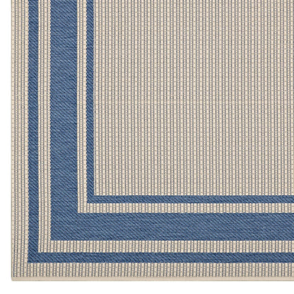 Rim Solid Border Indoor and Outdoor 5x8 Area Rug by Modway