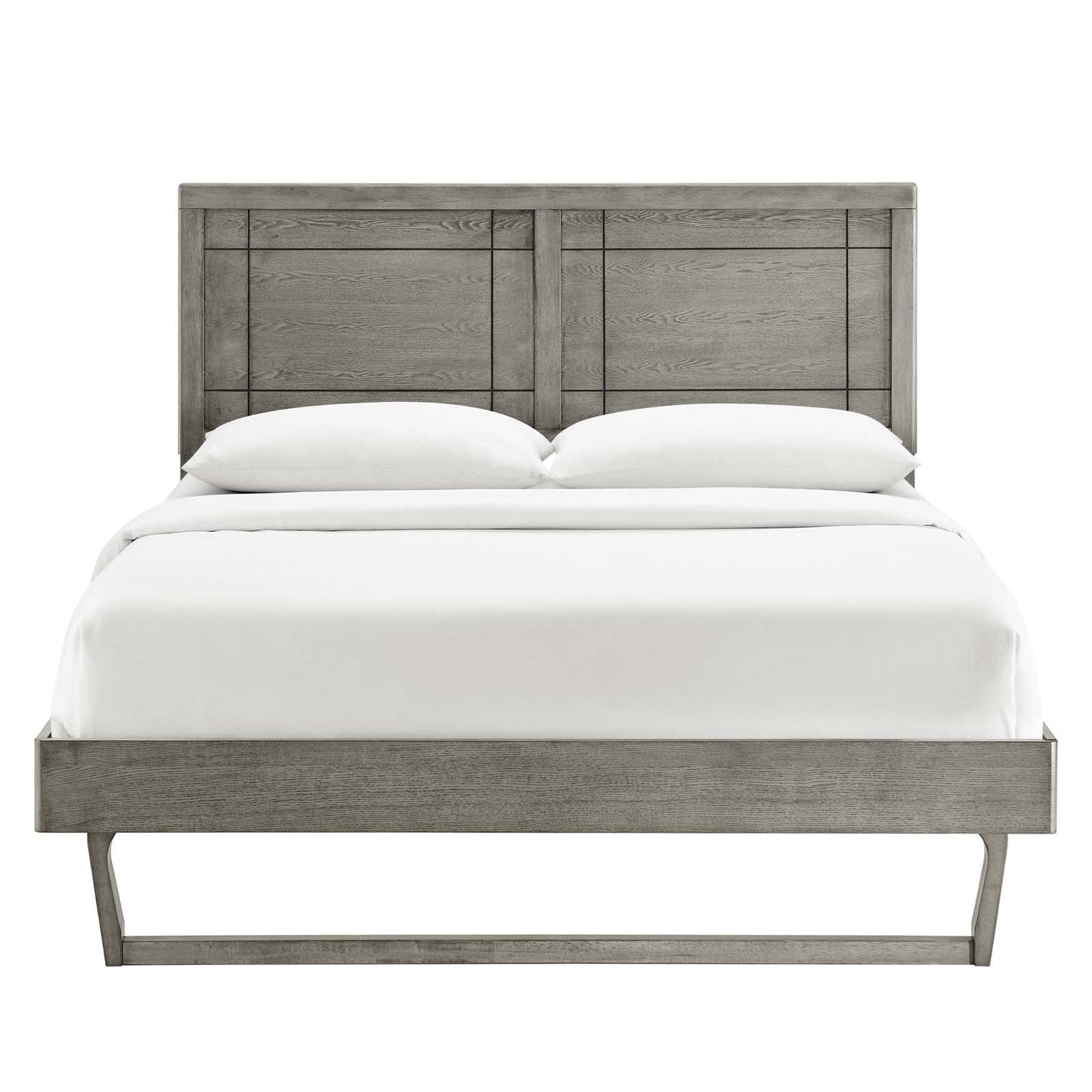 Marlee Wood Full Platform Bed With Angular Frame by Modway