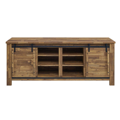 Cheshire 71" Rustic Sliding Door TV Stand by Modway