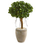 39"  Ficus Artificial Tree in Sand Colored Planter