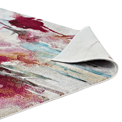 Blume Abstract Floral 4x6 Area Rug by Modway
