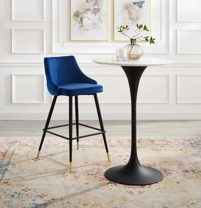 Adorn Performance Velvet Bar Stool by Modway