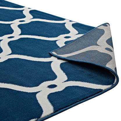 Beltara Chain Link Transitional Trellis 5x8 Area Rug by Modway