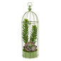 24' Succulent Garden Artificial Plant in Decorative Cage