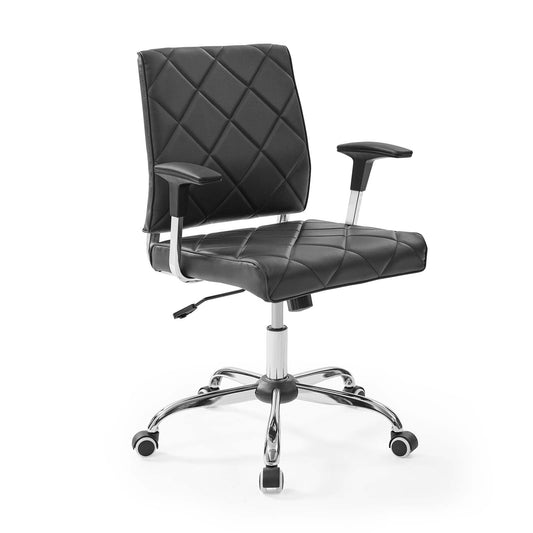 Lattice Vinyl Office Chair by Modway