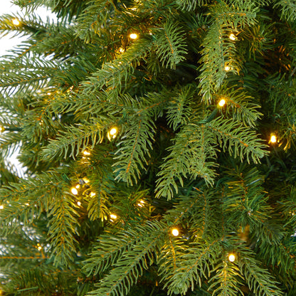 4.5' Vancouver Fir 'Natural Look' Artificial Christmas Tree w/ 250 Clear LED