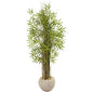 61"  Grass Artificial Bamboo Plant in Sand Colored Planter