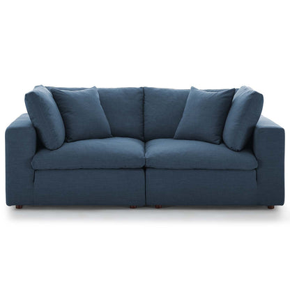 Commix 2 Piece Down Filled Overstuffed Sectional Sofa Set by Modway