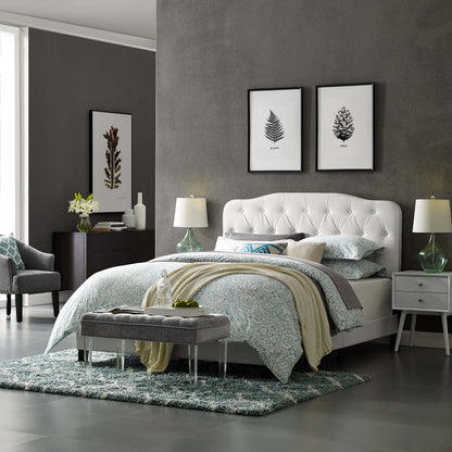 Amelia Faux Leather Queen Bed by Modway