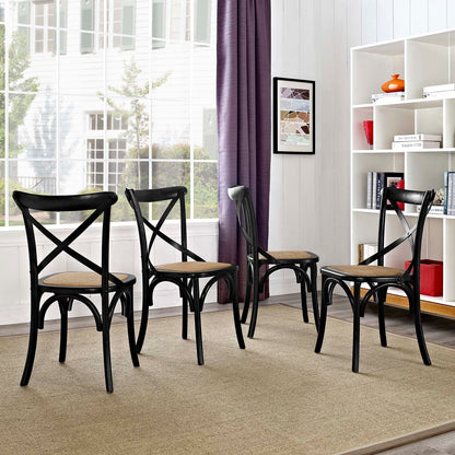 Gear Dining Side Chair Set of 4 by Modway