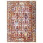 Entourage Jessa Distressed Vintage Floral Lattice 5x8 Area Rug by Modway