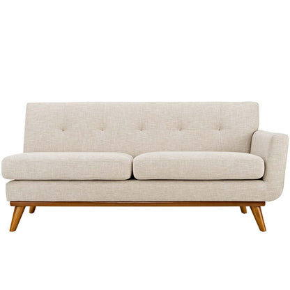 Engage Right-Arm Upholstered Fabric Loveseat by Modway