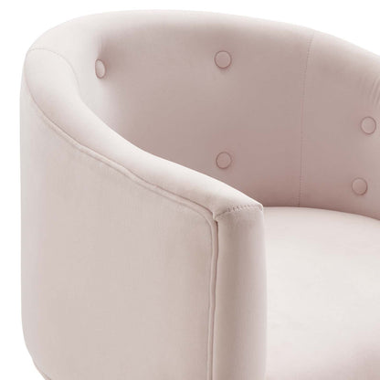 Savour Tufted Performance Velvet Accent Chairs Set of 2 by Modway