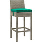Conduit Outdoor Patio Wicker Rattan Bar Stool by Modway
