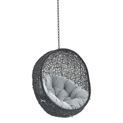 Encase Sunbrella¨ Fabric Swing Outdoor Patio Lounge Chair Without Stand by Modway