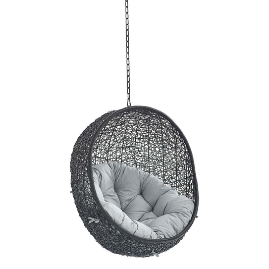Encase Sunbrella¨ Fabric Swing Outdoor Patio Lounge Chair Without Stand by Modway