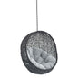 Encase Sunbrella¨ Fabric Swing Outdoor Patio Lounge Chair Without Stand by Modway