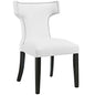 Curve Vegan Leather Dining Chair by Modway