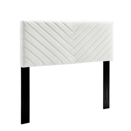 Alyson Angular Channel Tufted Performance Velvet Full / Queen Headboard by Modway