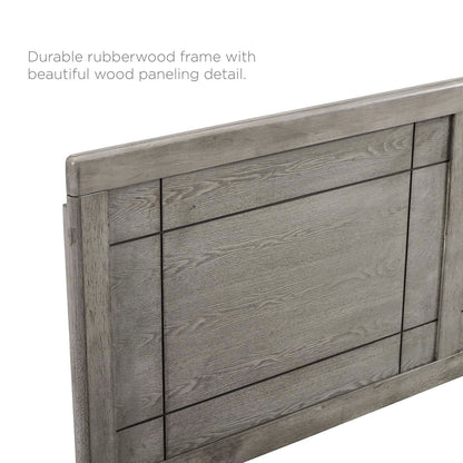 Marlee Wood Full Platform Bed With Angular Frame by Modway