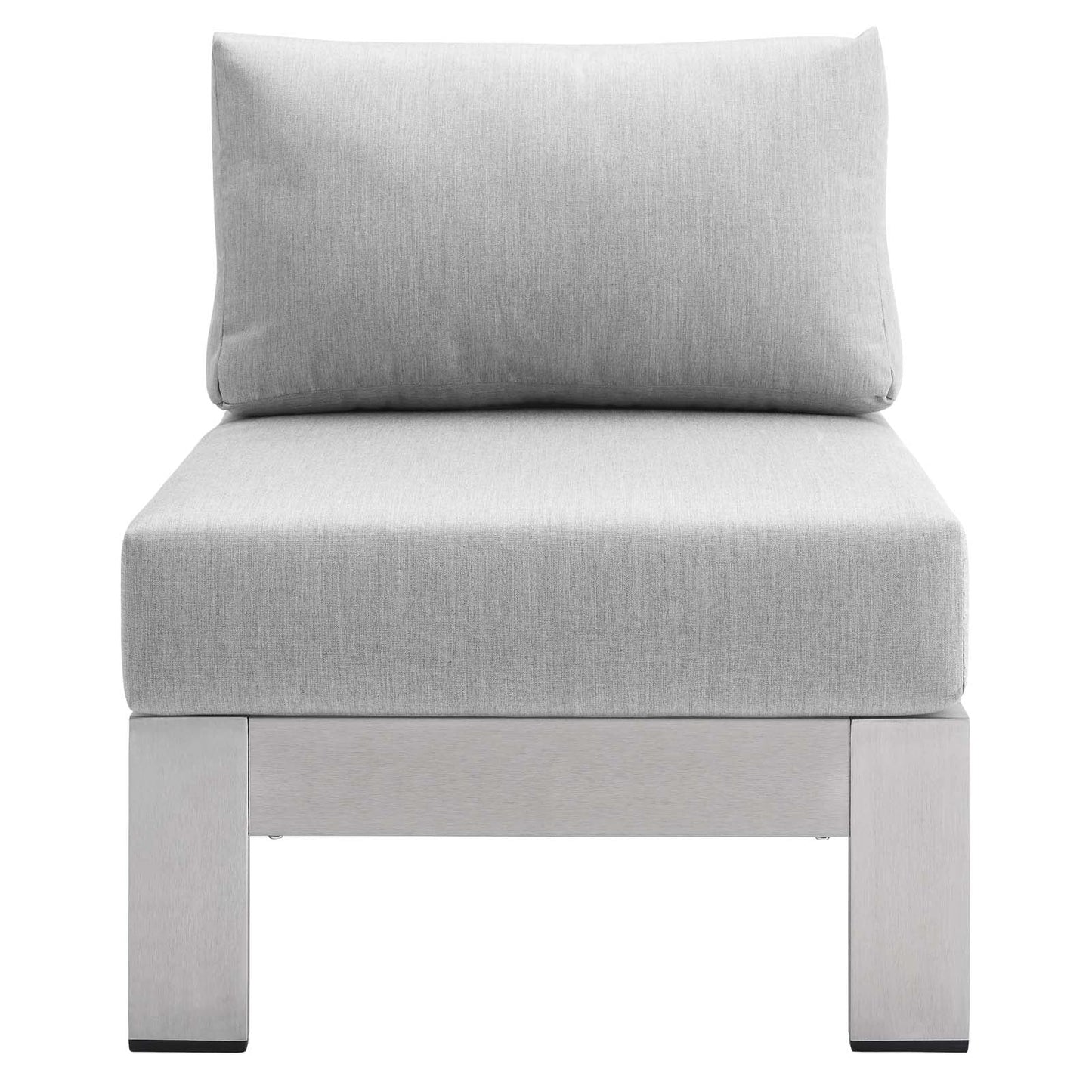 Shore Sunbrella¨ Fabric Aluminum Outdoor Patio Armless Chair by Modway