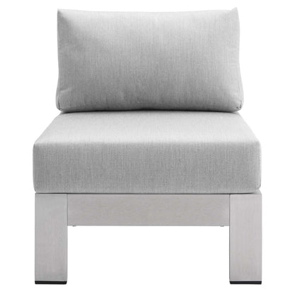 Shore Sunbrella¨ Fabric Aluminum Outdoor Patio Armless Chair by Modway